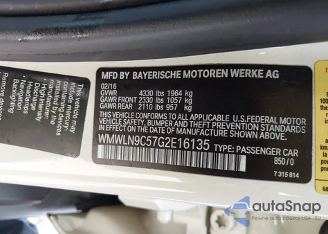 2016 Mini Clubman Cooper S from USA, damaged, VIN WMWLN9C57G2E16135